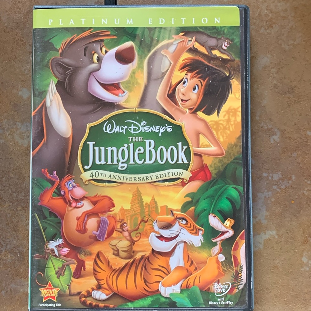 Platinum Edition DVD Disney The Jungle Book